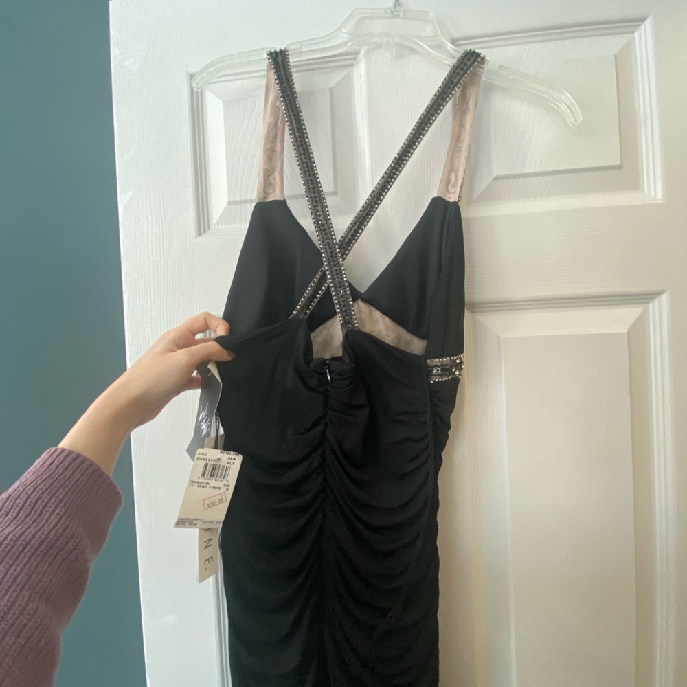 Black evening and prom gown